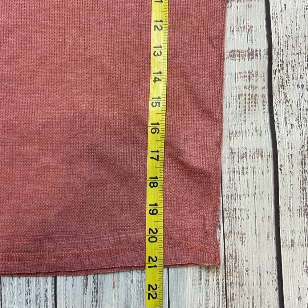 Baea Flare Sleeve Blush Thermal Top. Size XSmall NWT